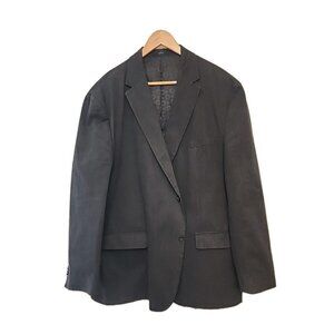 DANIEL HECHTER STUDIO 54 Long Mens Cotton Blazer sport jacket double vent brown